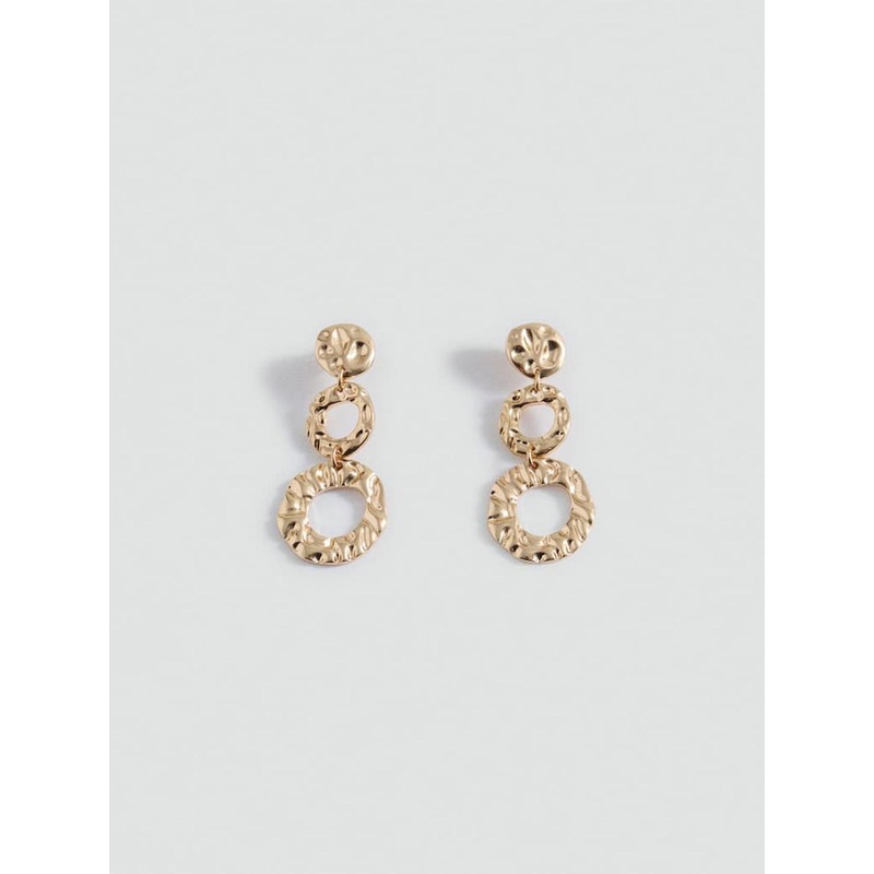 MANGO Enamelled Contemporary Drop Earrings