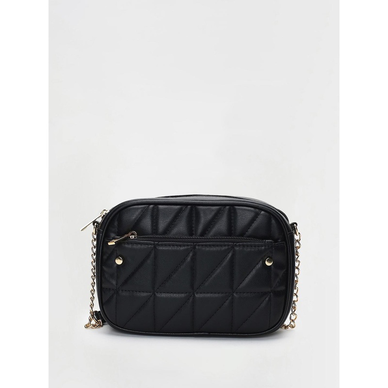 max Structured Sling Bag With Quilted