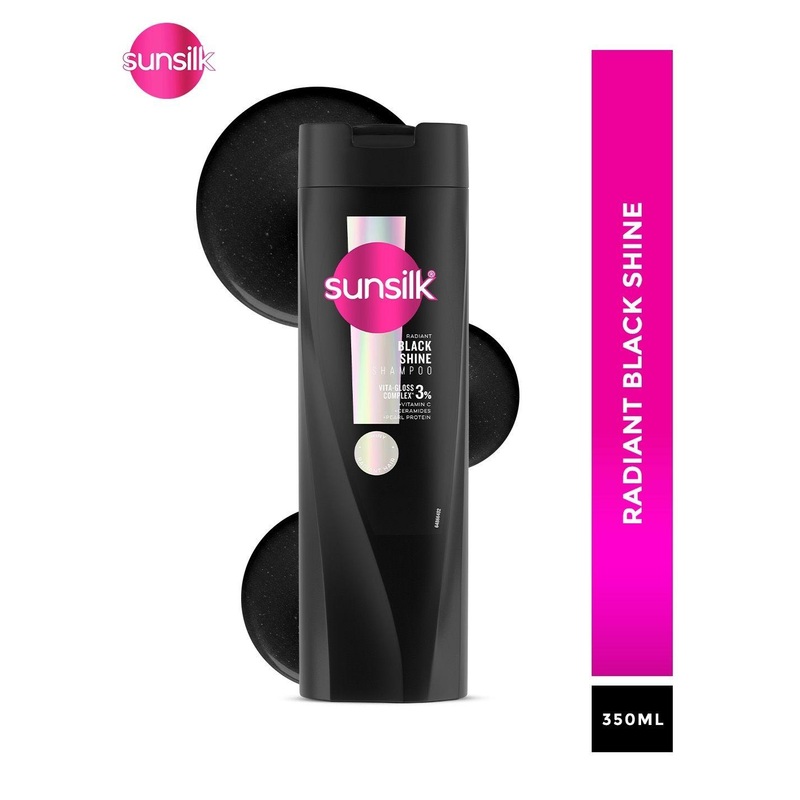 Sunsilk Radiant Black Shine Shampoo – 350 ml