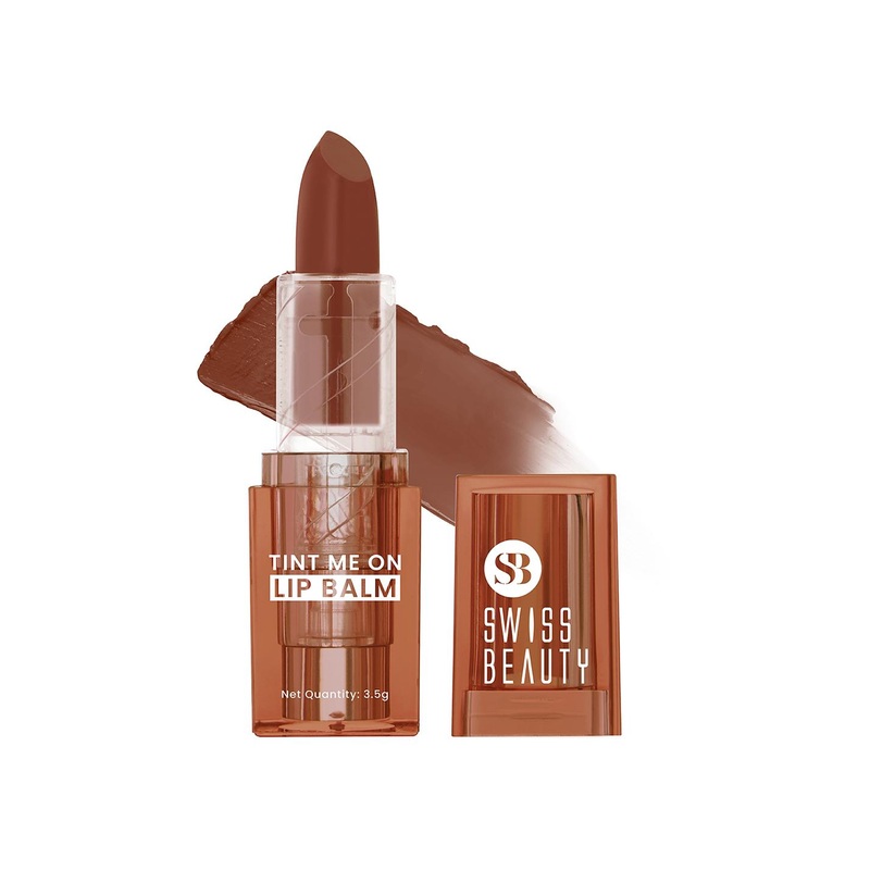 SWISS BEAUTY Tint Me On Lip Balm with Cocoa Butter 3.5 g – Mauve Muffin