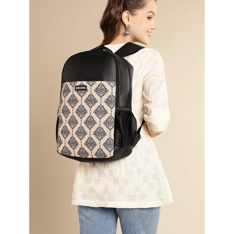 Anouk Women Printed 14Inch Laptop Backpack