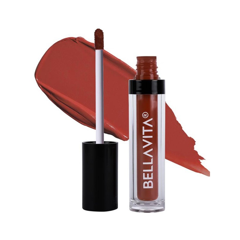 Bella Vita Organic Kiss-Proof Ultra Matte Finish Liquid Lipstick-4.5ml-Dreamy Nude-3