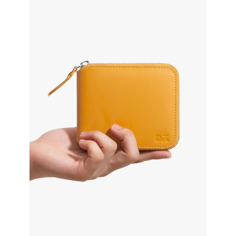 DailyObjects Women Yellow Vegan Leather Zip Around Wallet