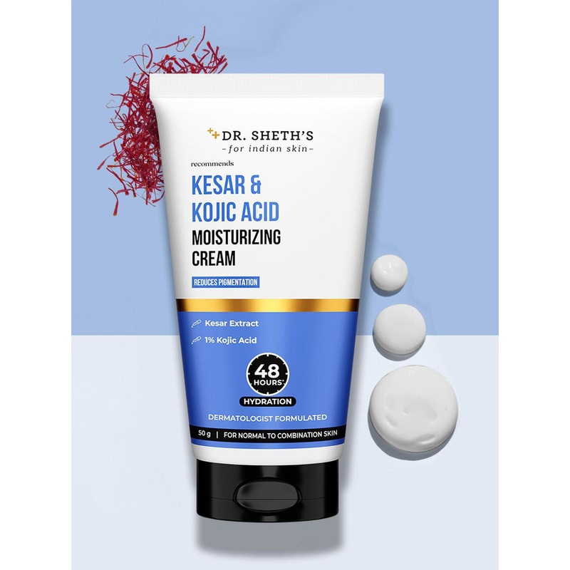 DR. SHETHS Kesar & Kojic Acid Moisturizing Cream – 50 g