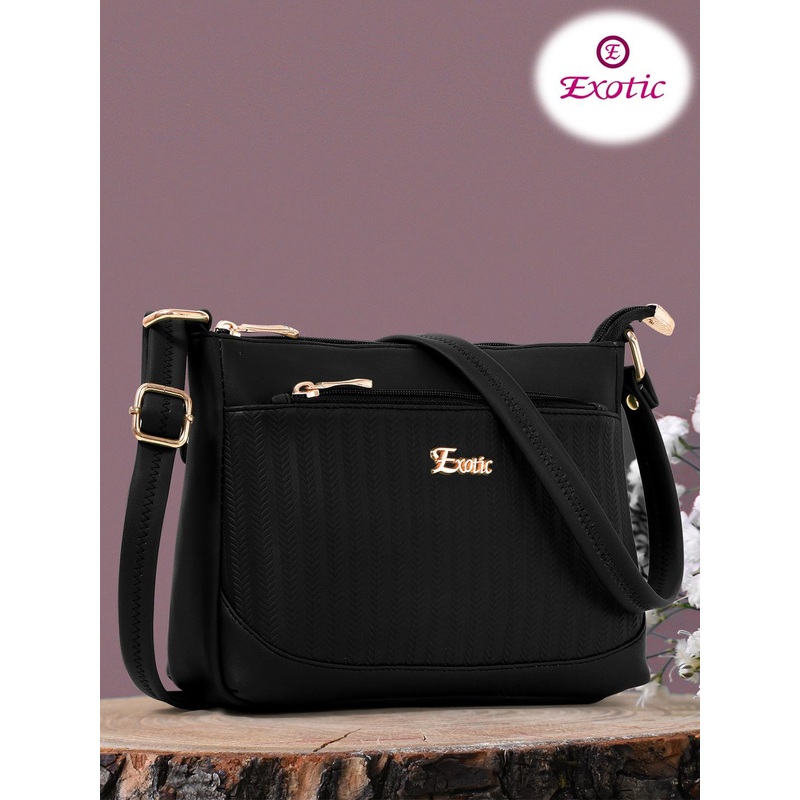 Exotic Women PU Structured Sling Bag