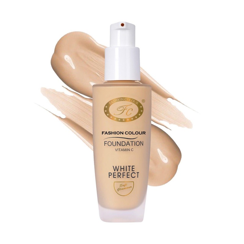 Fashion Colour White Perfect Waterproof Foundation- 40 ml- Sun Beige 03