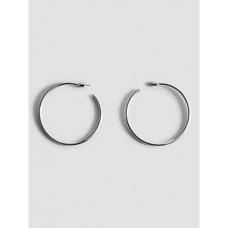 MANGO Circular Hoop Earrings
