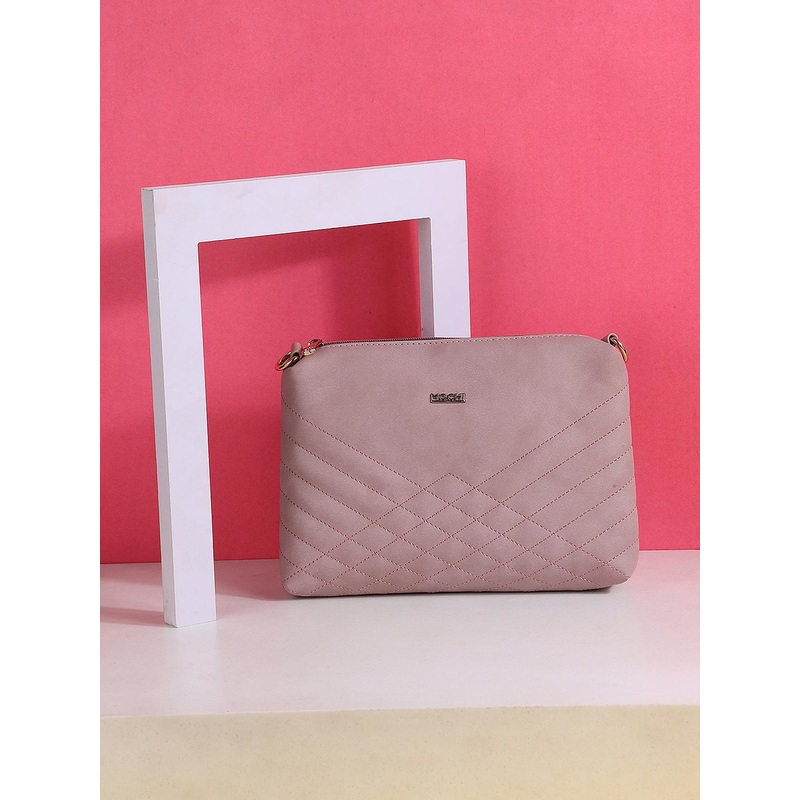 Mochi Pink Shopper Sling Bag with Quilted