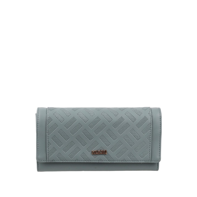 Mochi Women Geometric Textured Envelope Wallet