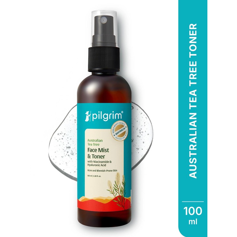 Pilgrim Tea Tree Purifying Alcohol-Free Toner To Cleanse, Refine & Tighten Pores 100 ml
