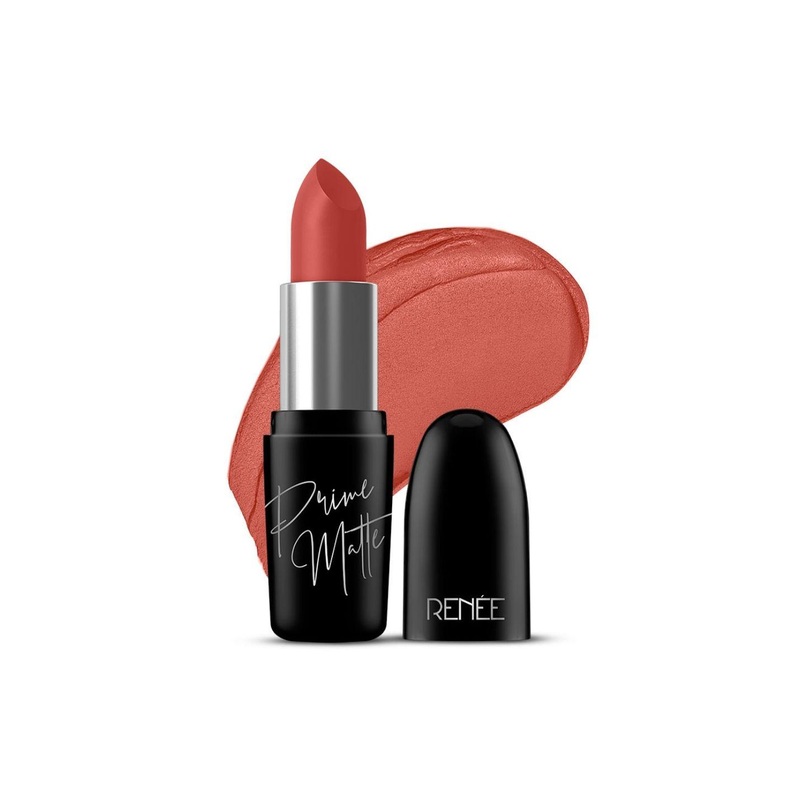 Renee Prime Matte HD Lipstick with Shea Butter & Almond & Oil 4.5g – Spicy Cinnamon 04