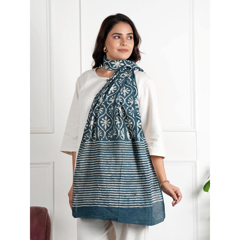 Style Shoes Women Cotton Ethnic Motifs Stoles