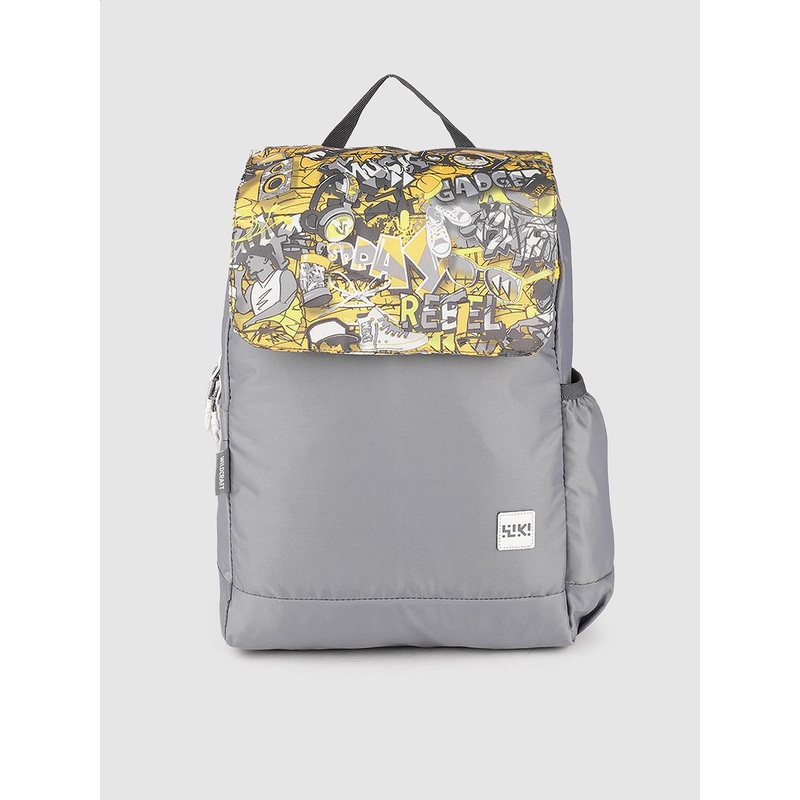 Wildcraft Women Grey & Yellow MyTrix 2 Graphic Backpack