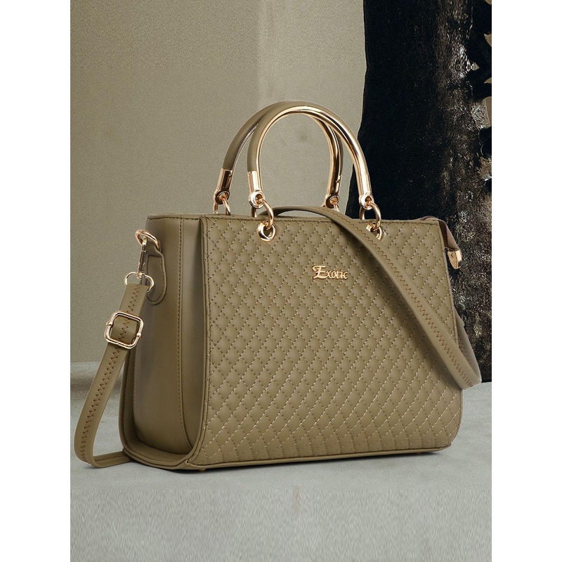 Exotic Textured Structured Handheld Bag