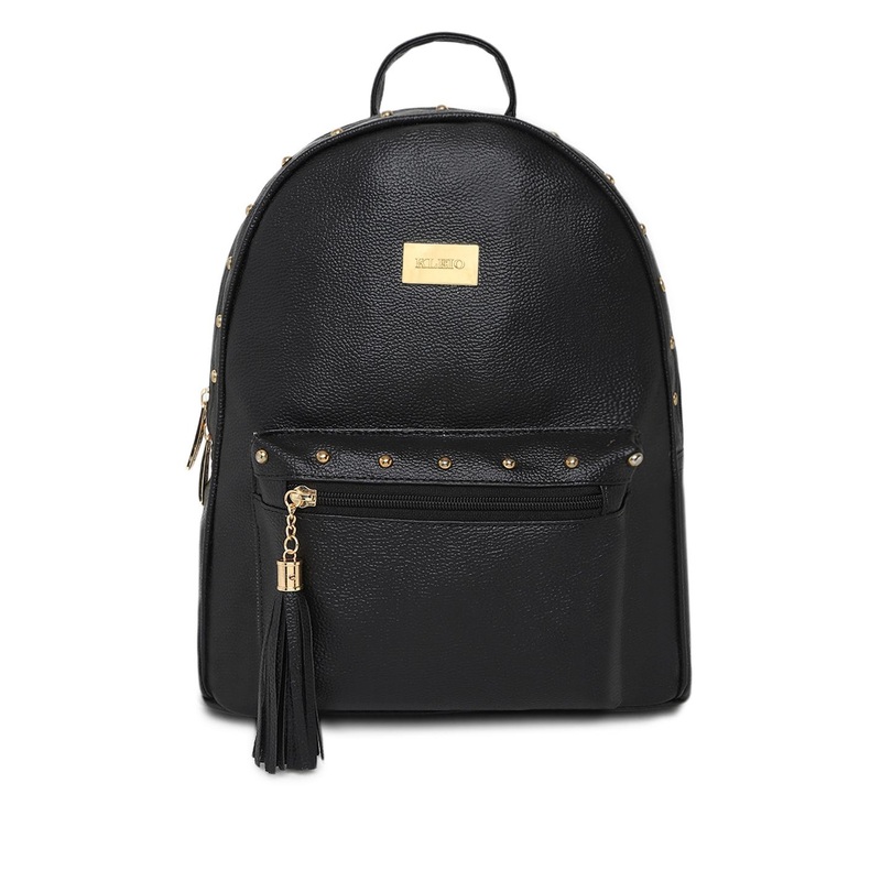 KLEIO Designer Vegan Studded Backpack