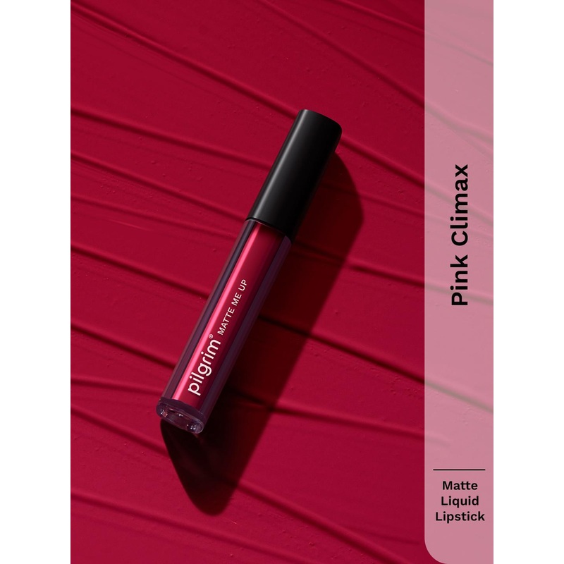 Pilgrim Matte Me Up Long Lasting Liquid Matte Lipstick – 9g – Pink Climax 12