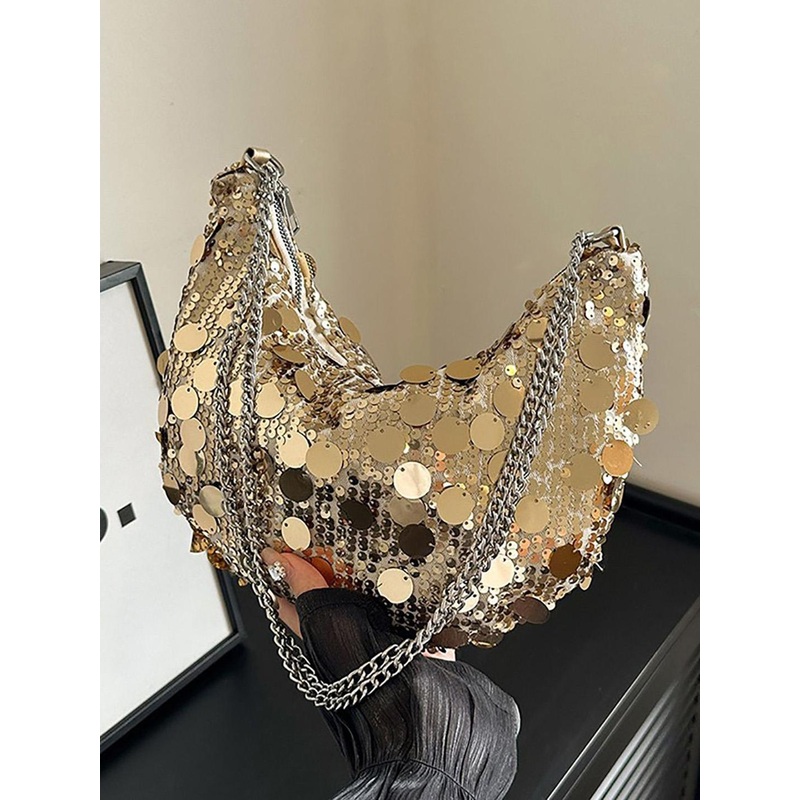 StyleCast x Revolte Embellished PU Handheld Bag with Applique