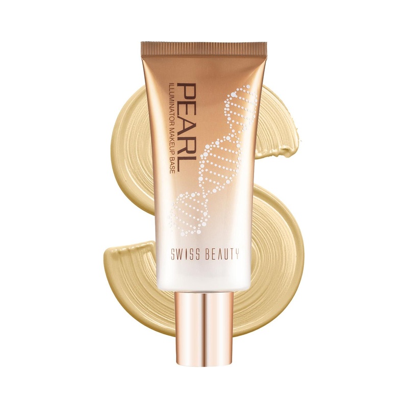 SWISS BEAUTY Pearl Illuminator Makeup Base – Golden Pink