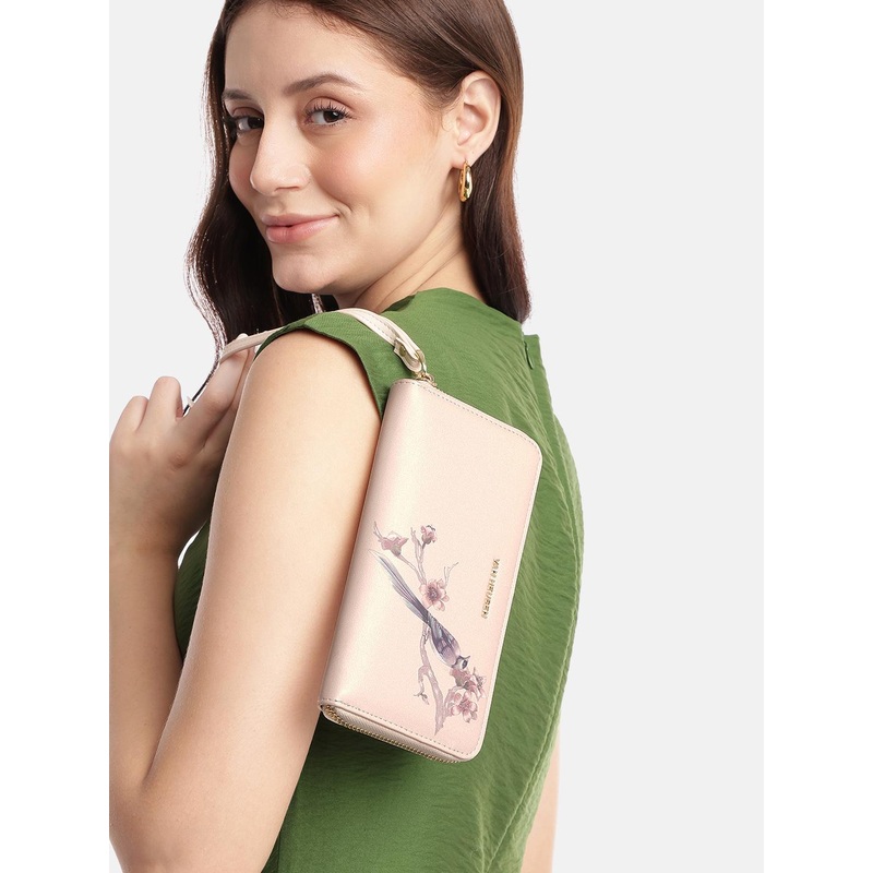 Van Heusen Women Floral Printed Zip Around Wallet