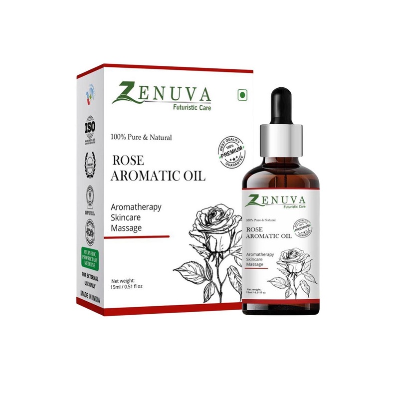 Zenuva Natural Rose Aromatic Essential Oil -15 ml