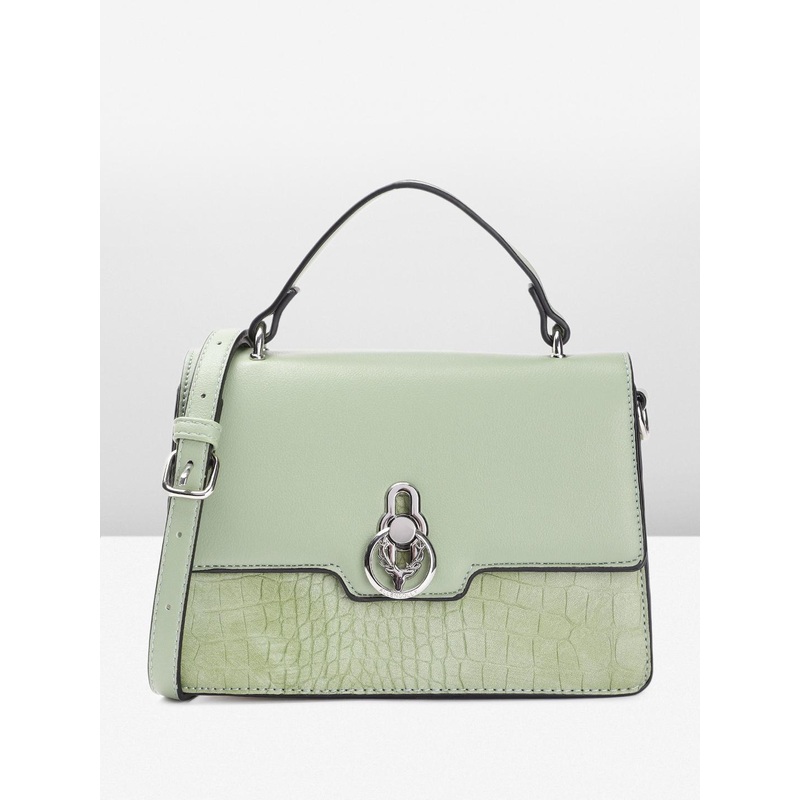 Allen Solly Animal Textured Satchel