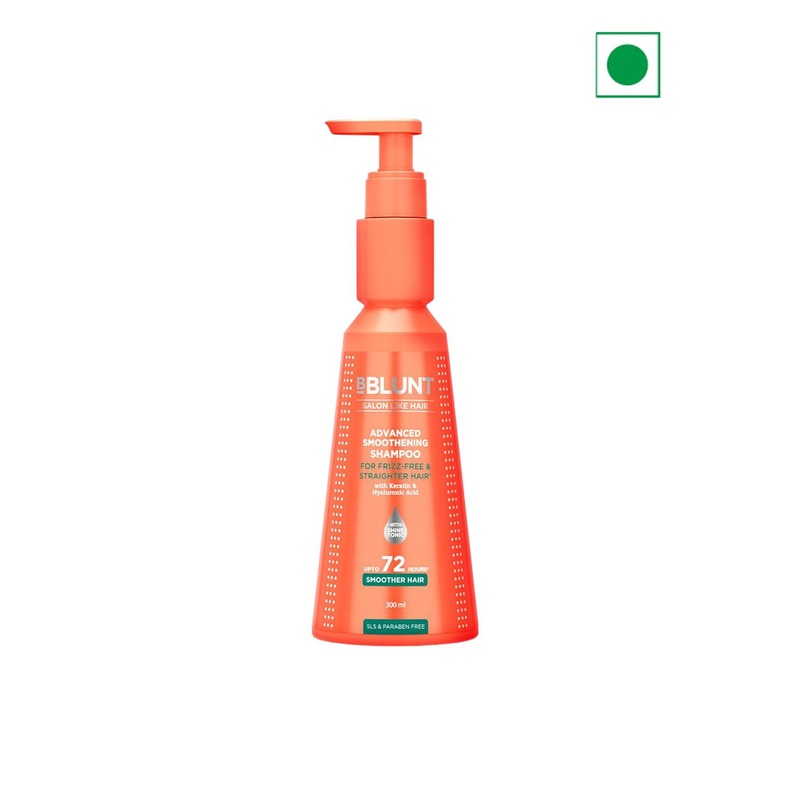 BBLUNT Advanced Smoothening Shampoo With Keratin & Hyaluronic Acid – 300ml