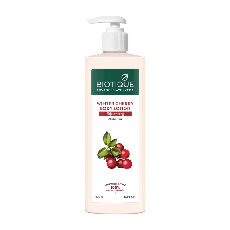 Biotique Winter Cherry Rejuvenating Body Lotion – 400ml
