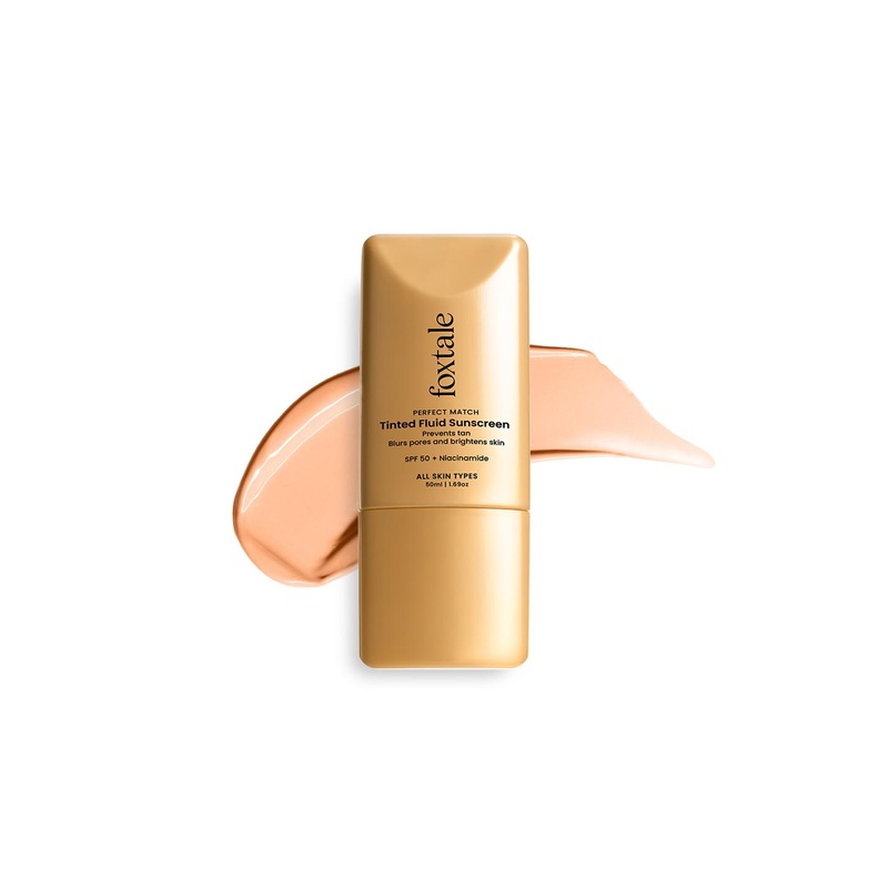 FoxTale Perfect Match Tinted Fluid SPF 50 + Sunscreen 50 ml – Caramel