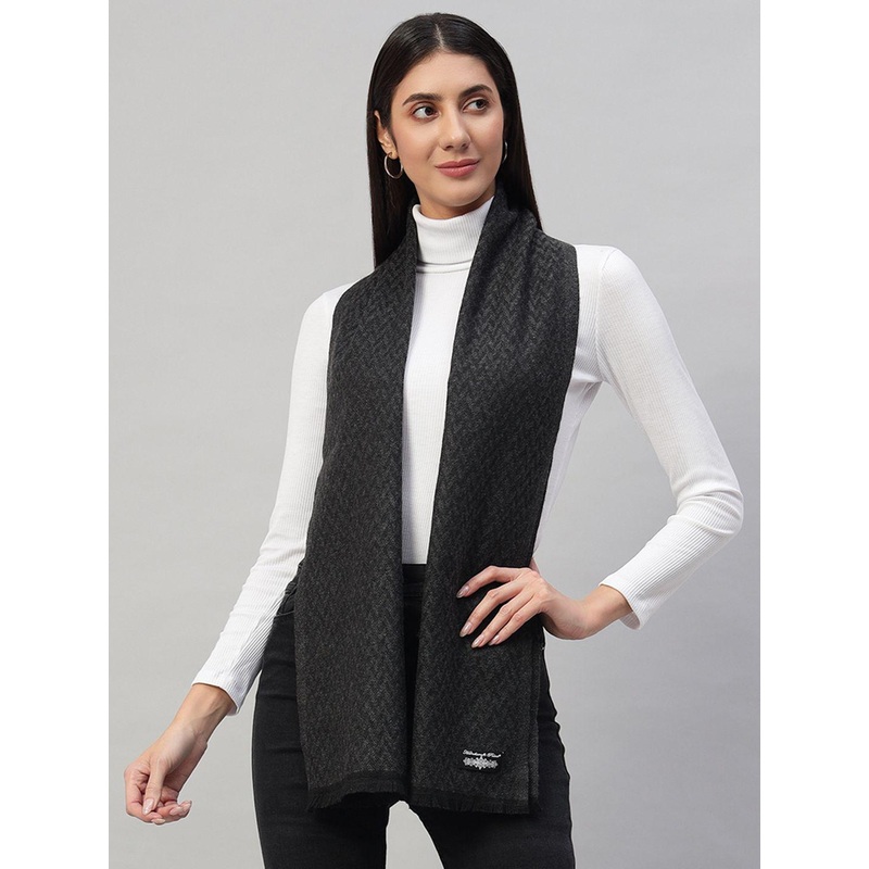 HANDICRAFT PALACE Women Self Design Tasselled Scarf