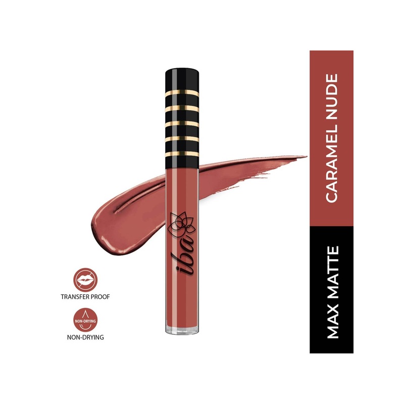 Iba Maxx Matte Liquid Lipstick 2.6 ml -Caramel Nude