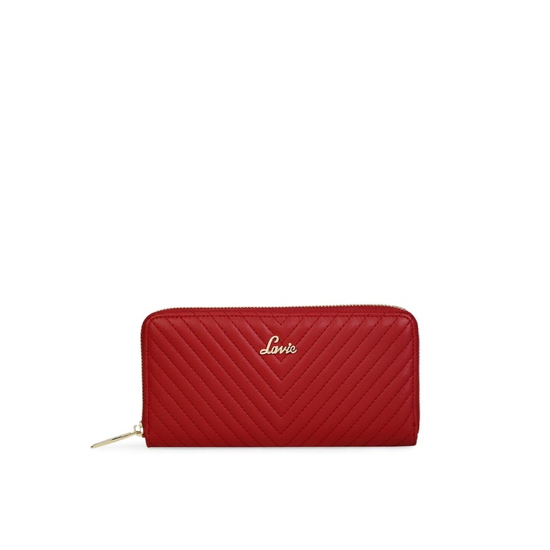 Lavie Chevron Women Zip Around Wallet