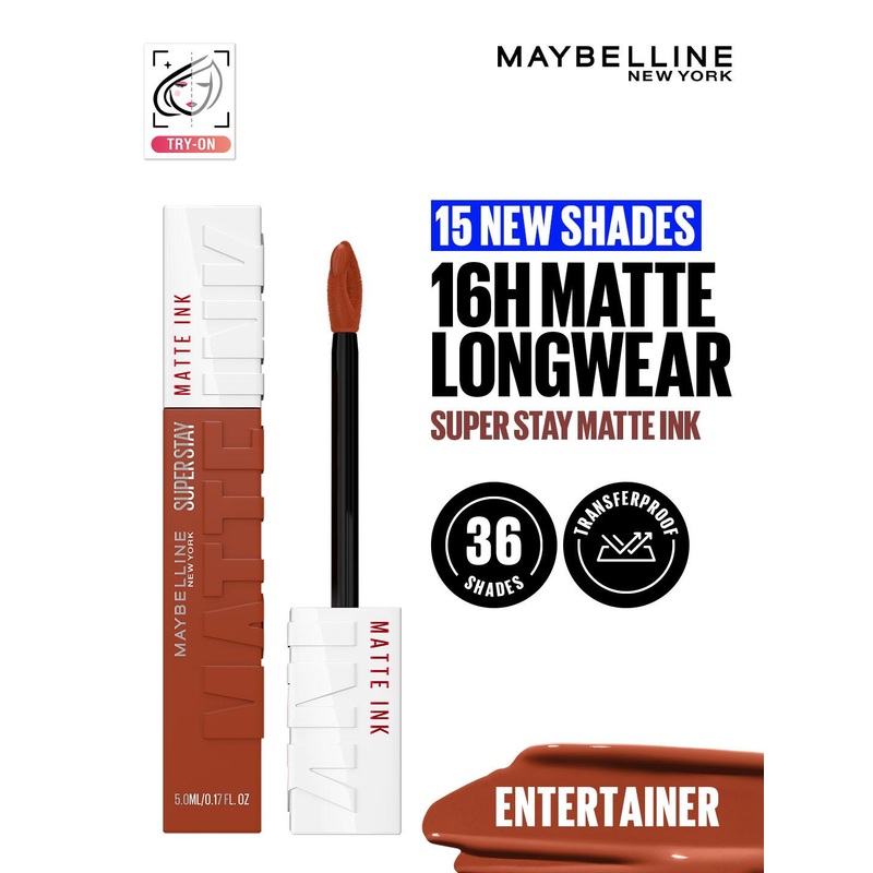 Maybelline New York Superstay Matte Ink Matte Liquid Lipstick 5ml – Entertainer