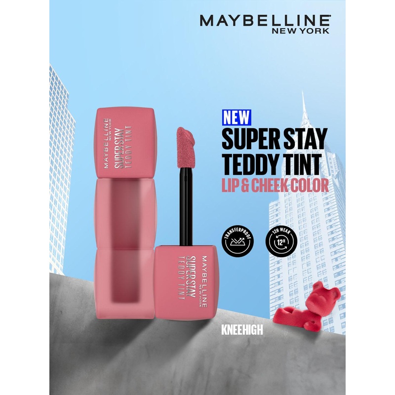 Maybelline New York Superstay Teddy Tint Lip & Cheek Color 5 ml – Knee Hight 55