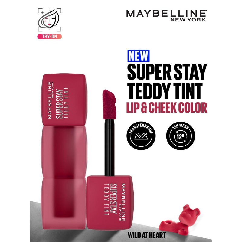 Maybelline New York Superstay Teddy Tint Lip & Cheek Color 5 ml – Wild At Heart
