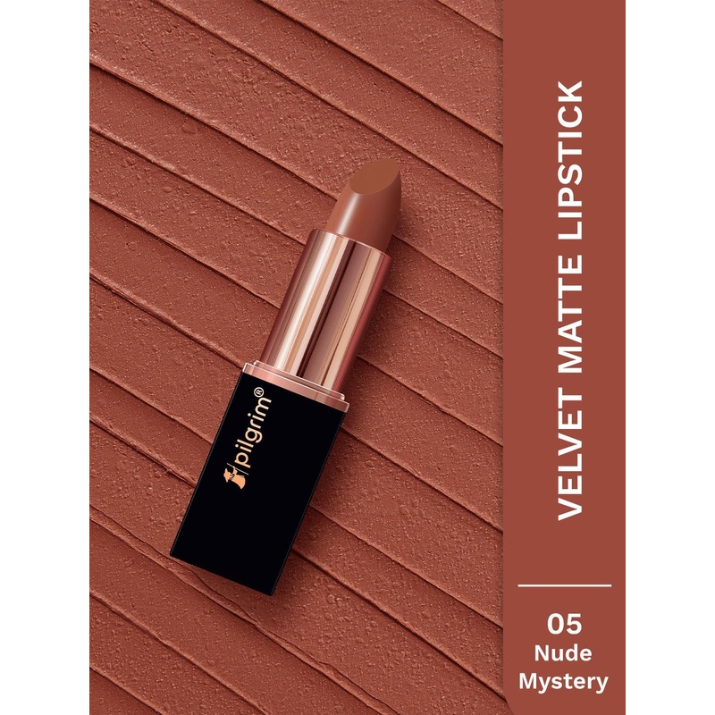 Pilgrim Matte Bullet Intense Colour Transferproof & Smudgeproof Lipstick – Nude Mystery 05