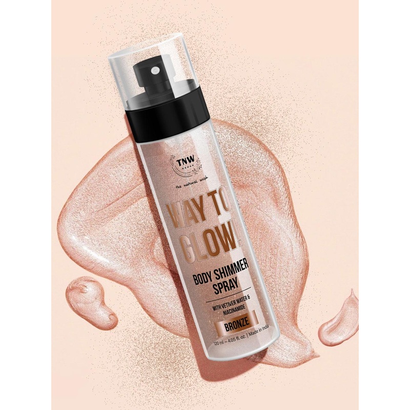 TNW the natural wash Way to Glow Body Shimmer Spray 120 ml – Bronze