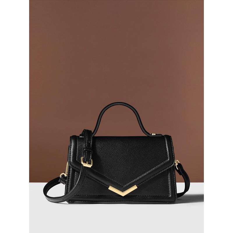 Accessorize Textured Structured Satchel