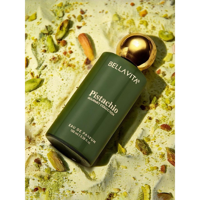 Bella Vita Organic Pistachio Gourmet Long lasting Eau De Parfum- 100 ml