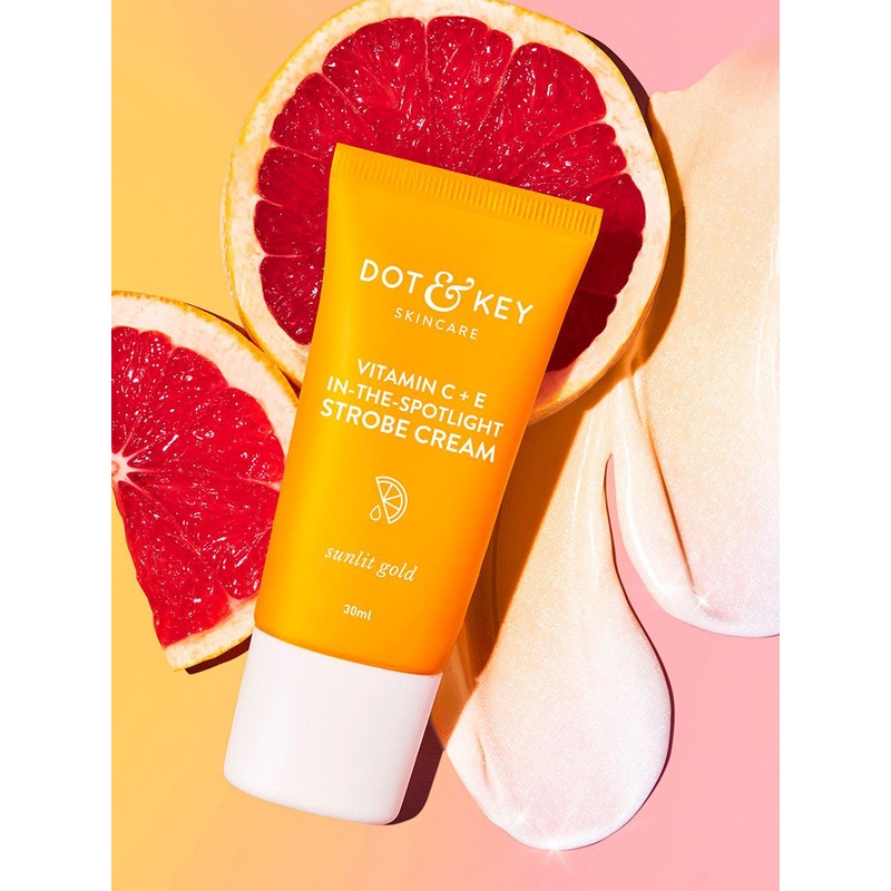 DOT & KEY Sunlit Gold Vitamin C + E In The Spotlight Strobe Cream – 30ml