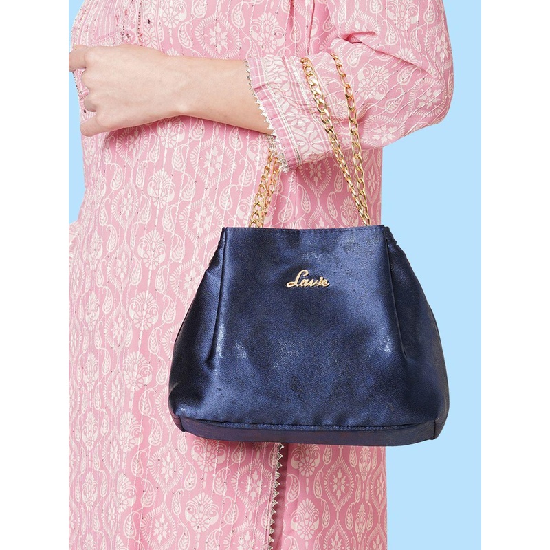 Lavie Women Navy Shaya Structured Potli