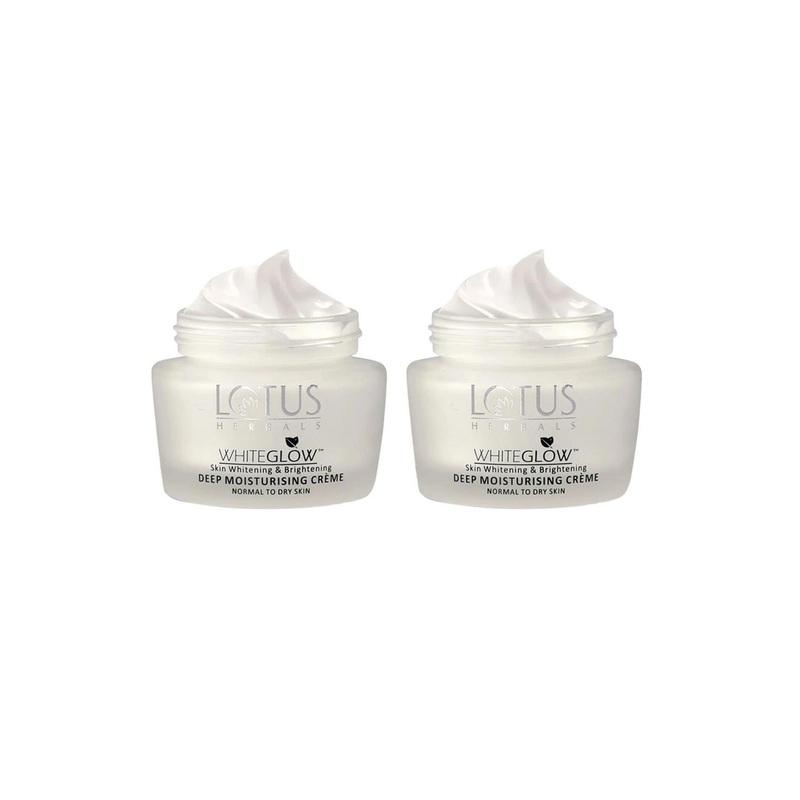 Lotus Herbals Whiteglow Set Of 2 Skin Whitening & Brightening Moisturizing Cream -60gEach