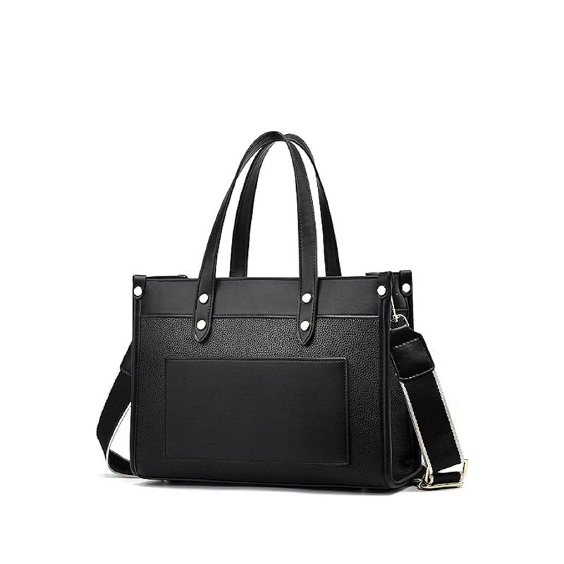 Mast & Harbour PU Structured Satchel Purse With Cut Work