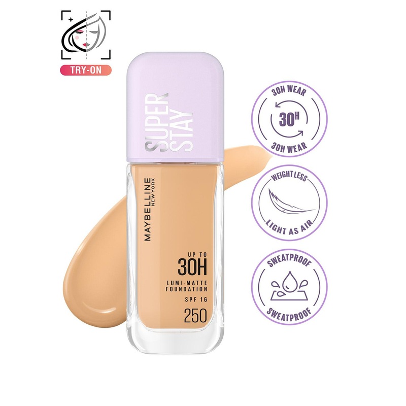 Maybelline New York Super Stay Lumi Matte Lightweight Liquid Foundation 35g – Shade 250