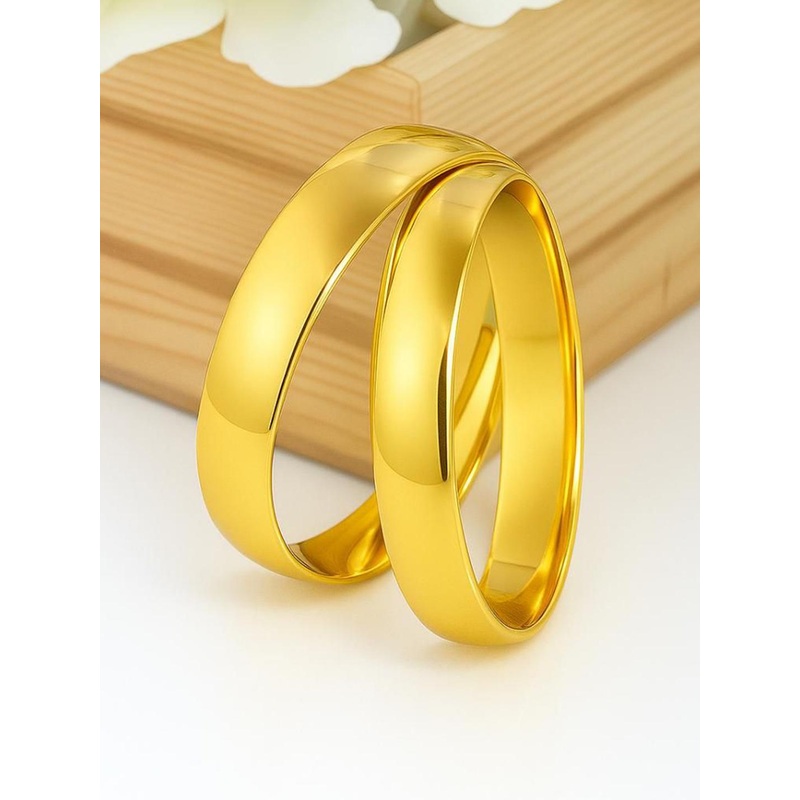 Zeraki Jewels Set Of 2 Gold Plated Bangle