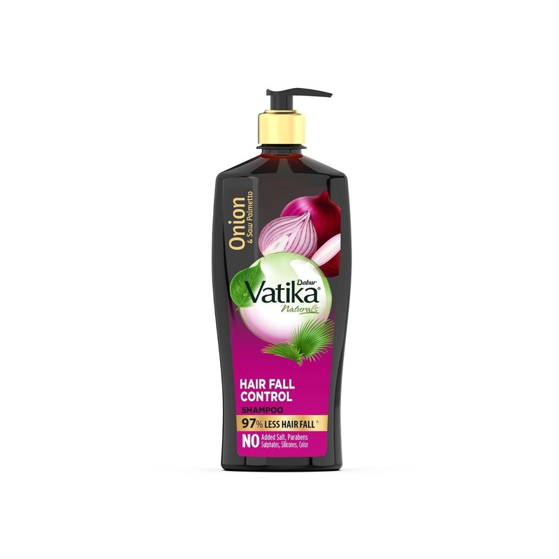 Dabur Vatika Onion Hair Fall Control Shampoo – Up to 97% Hair Fall Reduction – 640ml