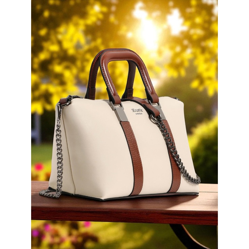 Exotic Oversized Structured Handheld Bag