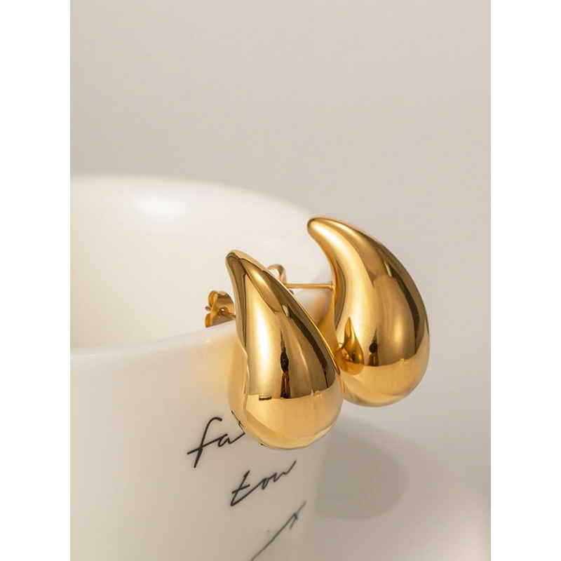 Jewels Galaxy Teardrop Shaped Studs Earrings