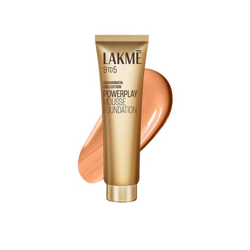 Lakme 9to5 Powerplay Mousse Foundation – Rose Ivory, 25g
