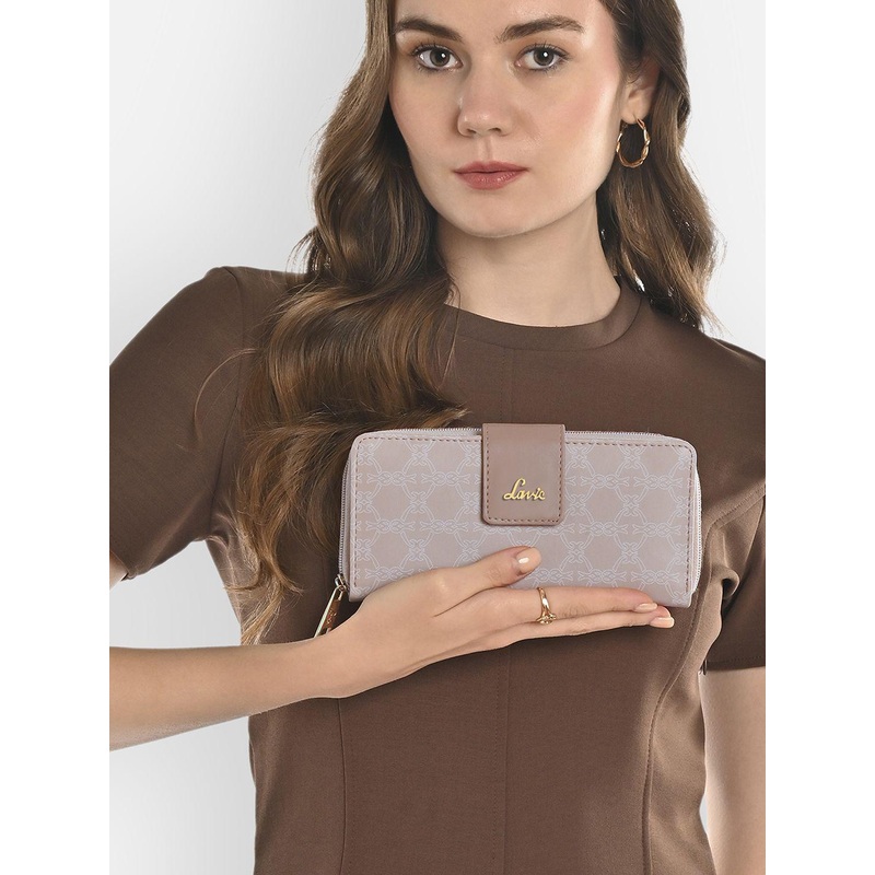 Lavie Women Ethnic Motifs Printed Zip Around Wallet