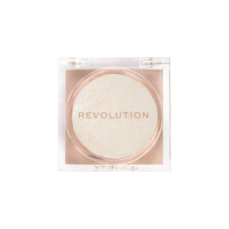 Makeup Revolution London Beam Bright Silky Powder Highlighter 2.45g – Diamond Glow